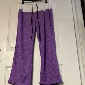 Purple and White Lounge Pants